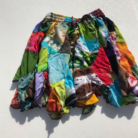 Indonesian Patchwork Handmade Mini Skirt ✨2x Host Pick✨ - Picture 4 of 13